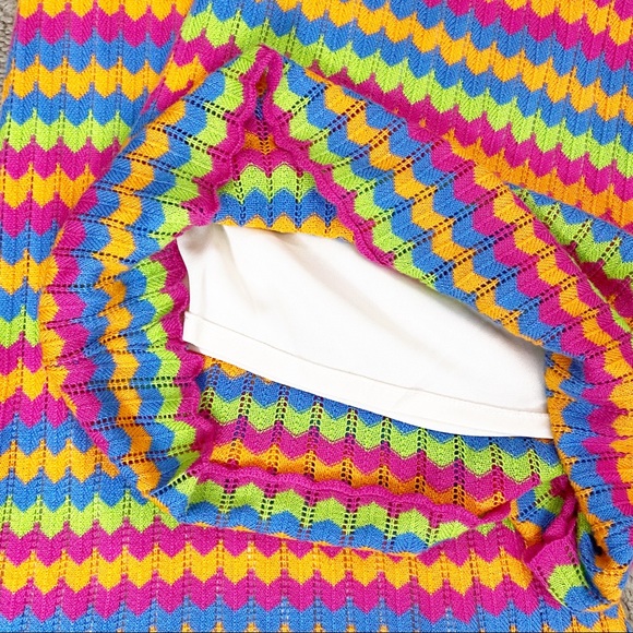 Show me your Mumu Susie Flare Leg Pants in Paradise Island Knit Size XS - Picture 7 of 11